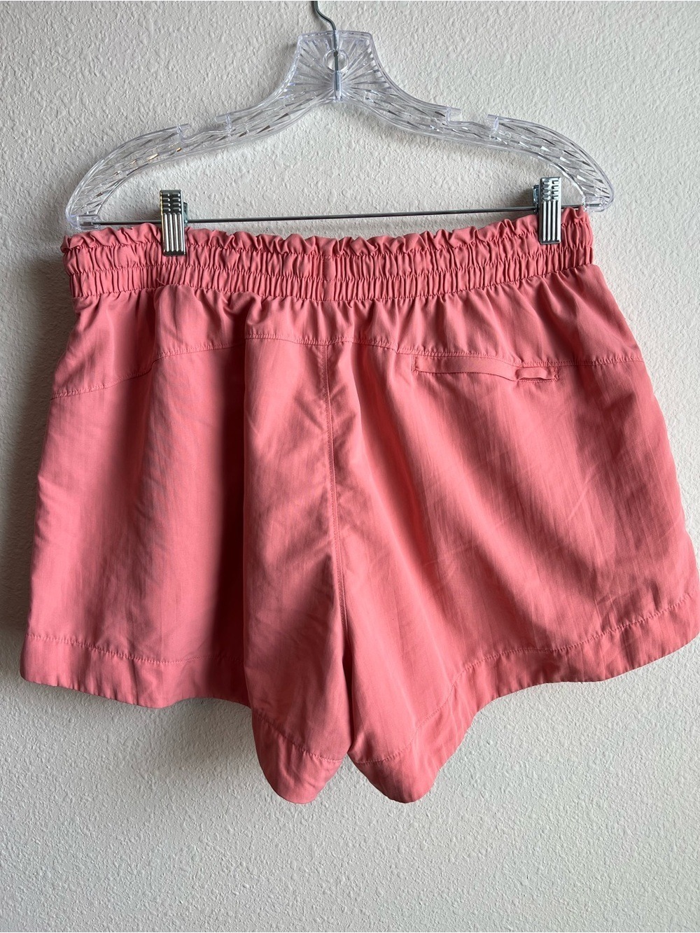all in motion Coral Pink Elastic-Waist Athletic Shorts - Picture 2 of 4